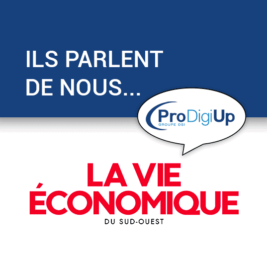 Logo de La vie économique du sud-ouest, publication concernant ProDigiUp.